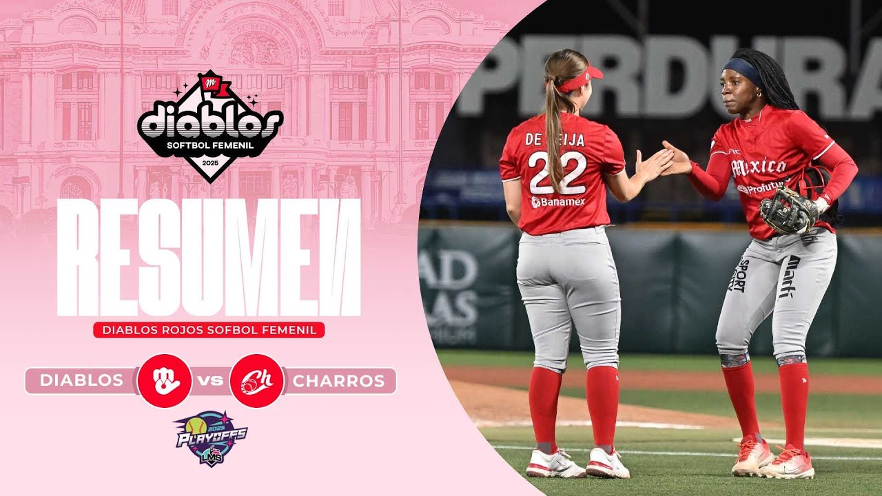 Resumen PLAY OFFS || 12 de marzo, 2025. || Diablos Rojos Femenil vs Charros de Jalisco Softbol