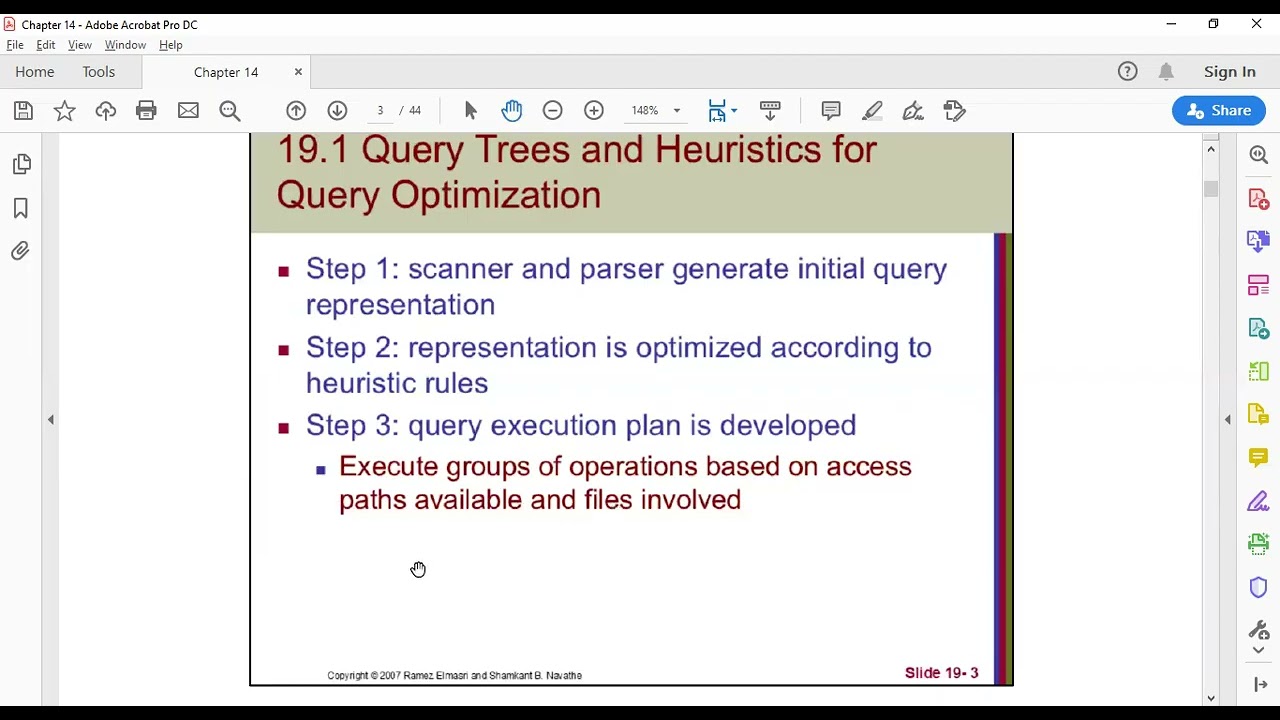 1/2 - DB 2 - Query Optimization