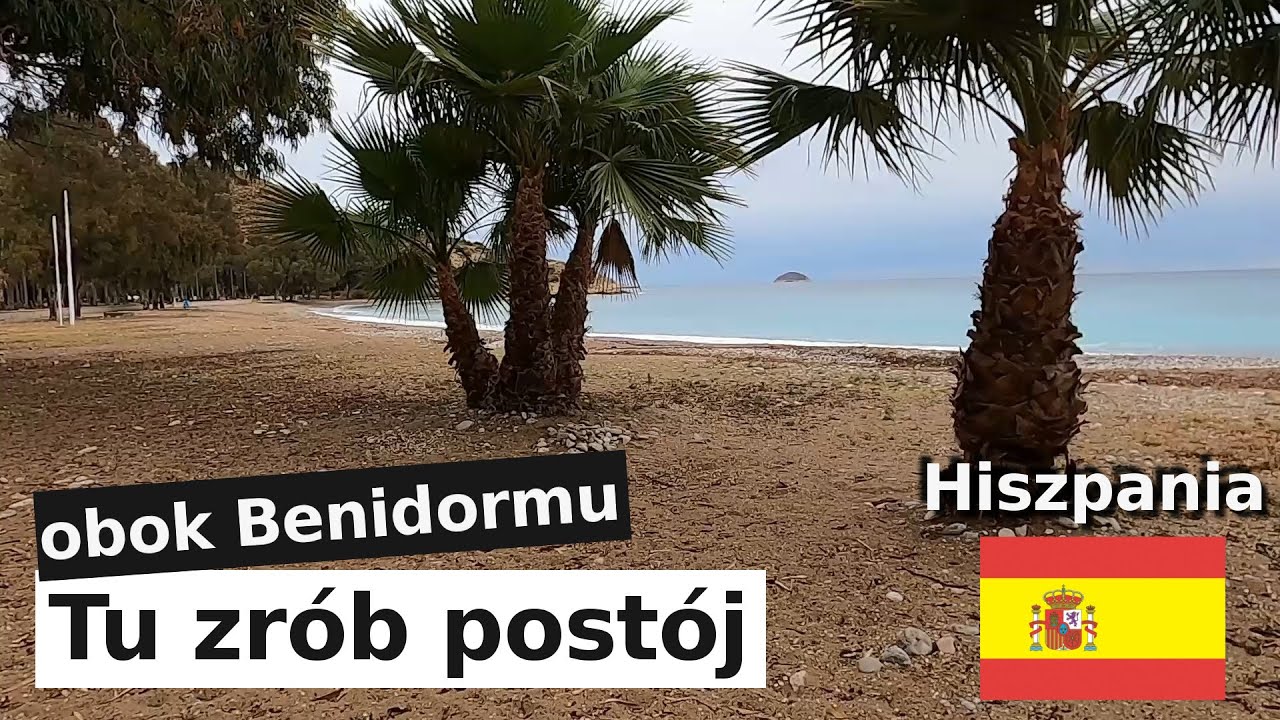 Obok Benidorm jest fajniej Przystanek na plaży Noc w aucie Hiszpania Vanlive Opel Combo Maxi camper