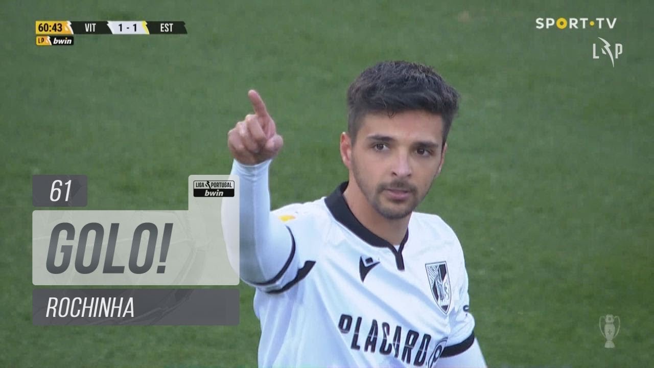 Goal | Golo Rochinha: Vit&oacute;ria SC (1)-1 Estoril Praia (Liga 21/22 #19)