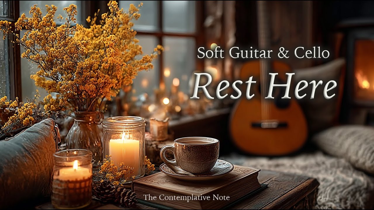 Rest Here When It Feels Heavy 🤍 Soft Guitar & Cello