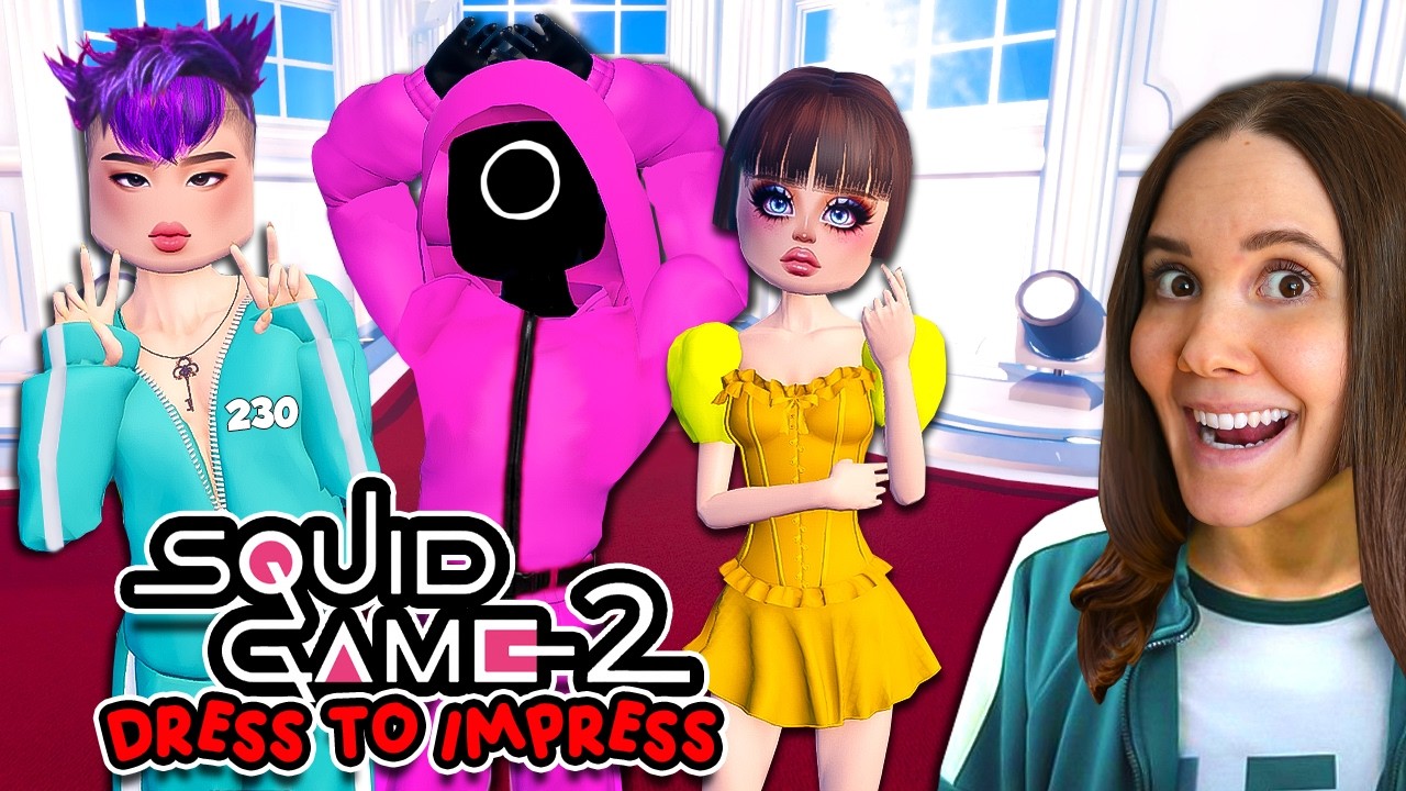 Roblox DRESS TO IMPRESS, Mut Teema on SQUID GAME! (Toimistoporukalla)