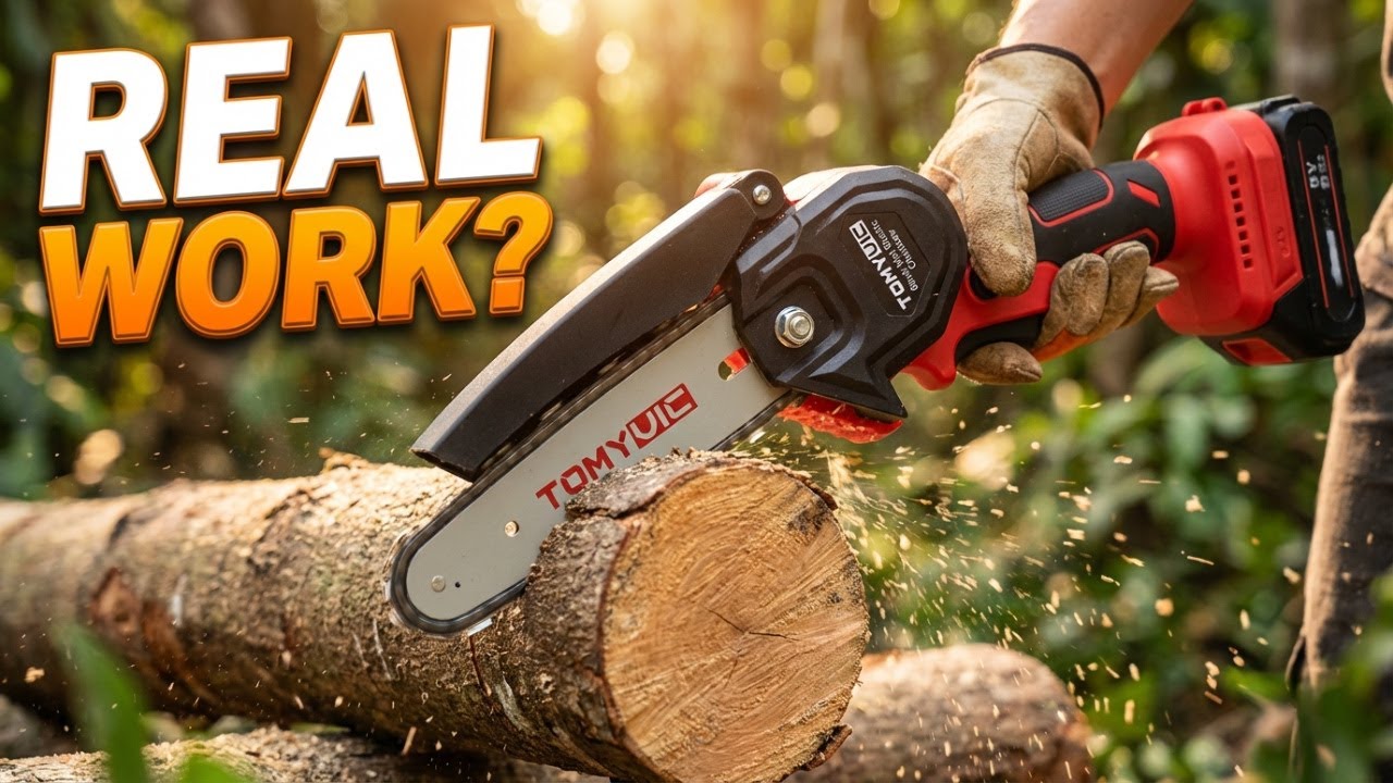 Mini Chainsaw Tested: Can the Tomyvic Handle Real Work?