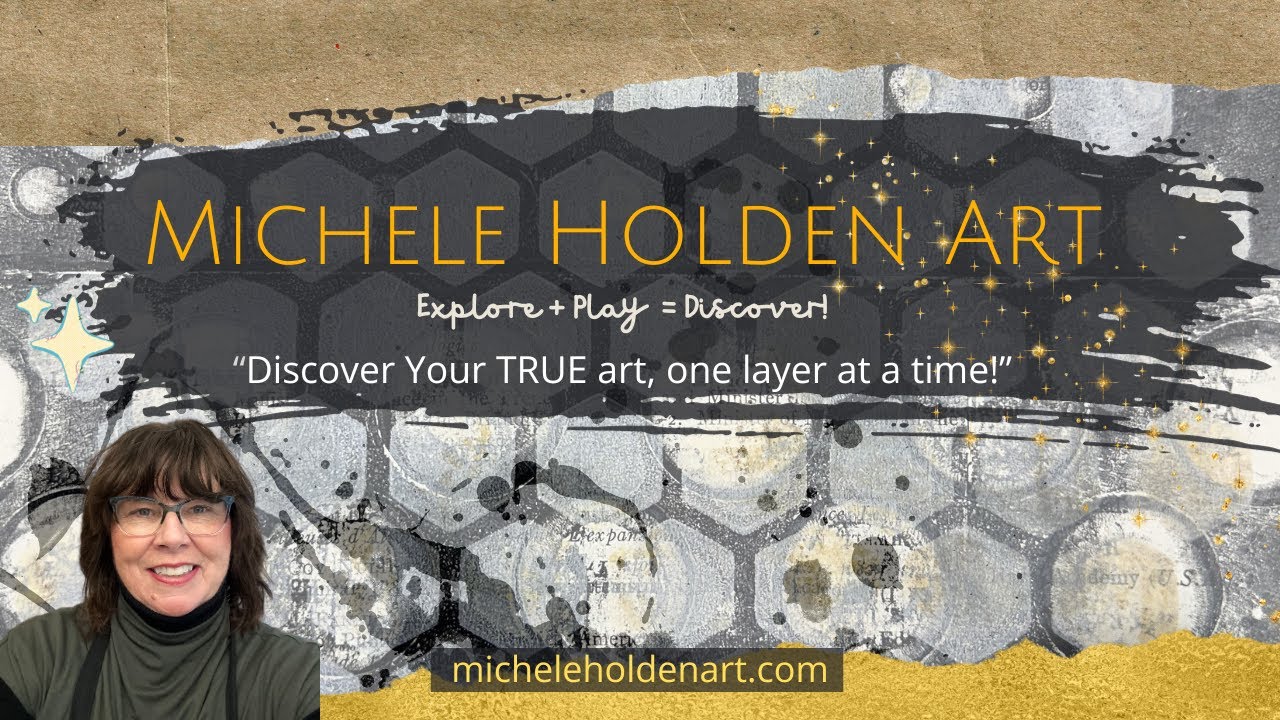 Mixed Media Art Tutorial - How to Make Multi-layered Collage Papers - Quick & Easy!