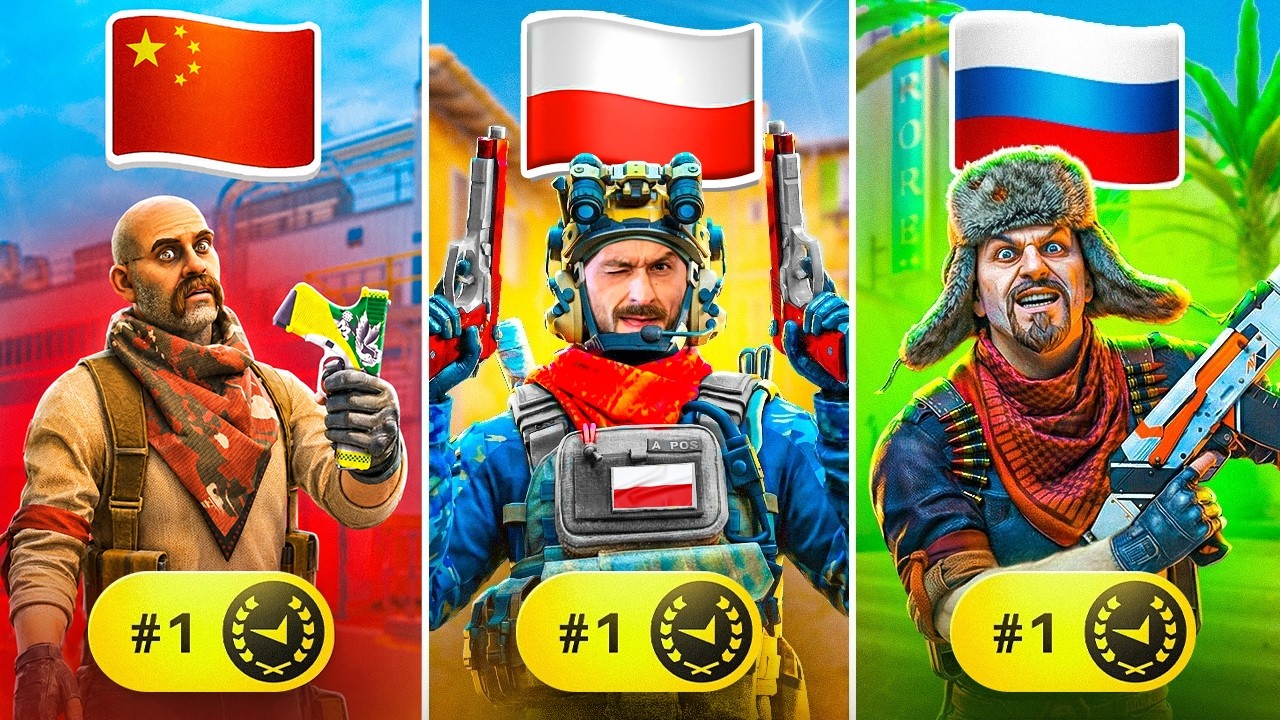 Jak grają TOP 1 FACEIT z R&Oacute;ŻNYCH KRAJ&Oacute;W w CS2?