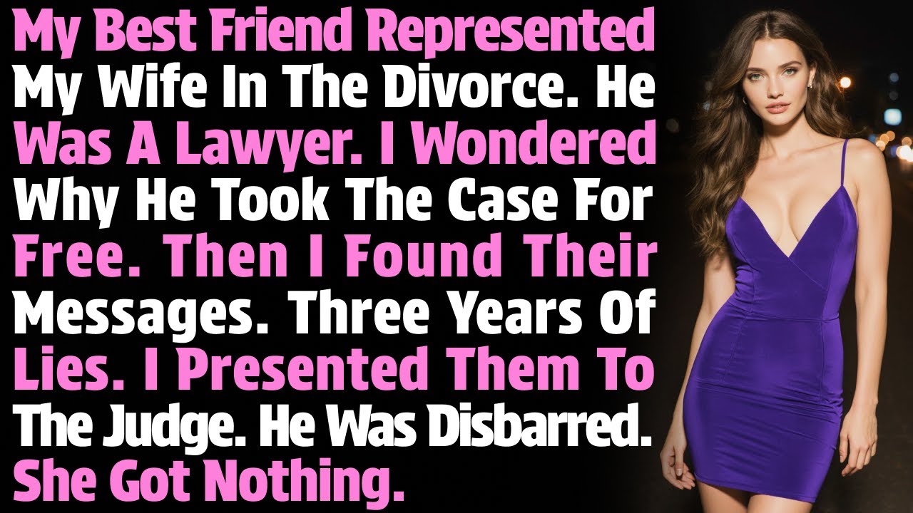 My Best Friend Represented My Wife In The Divorce. He Was A Lawyer. I Wondered Why He Took...