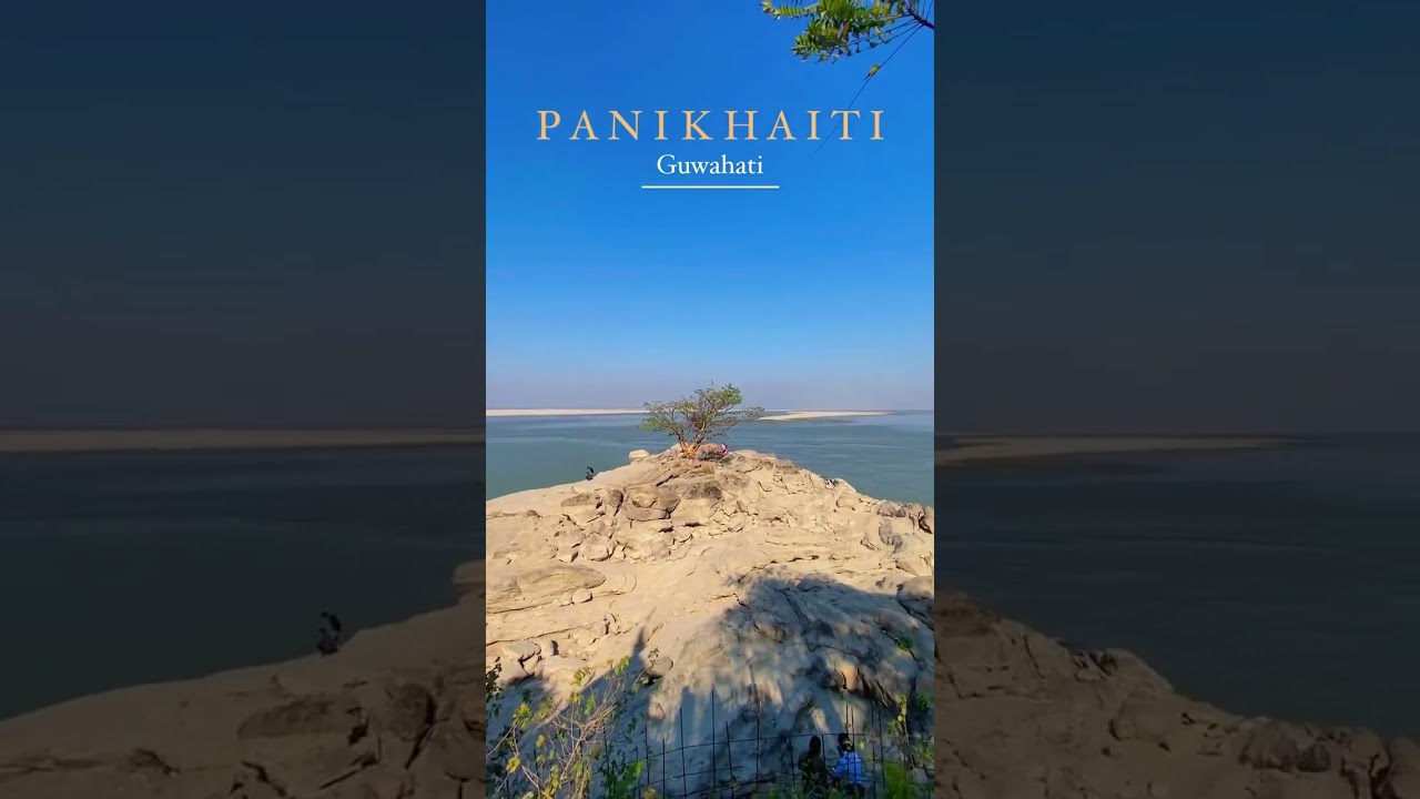 The vast Brahmaputra River embraces the banks of Panikhati in Kamrup district, Assam