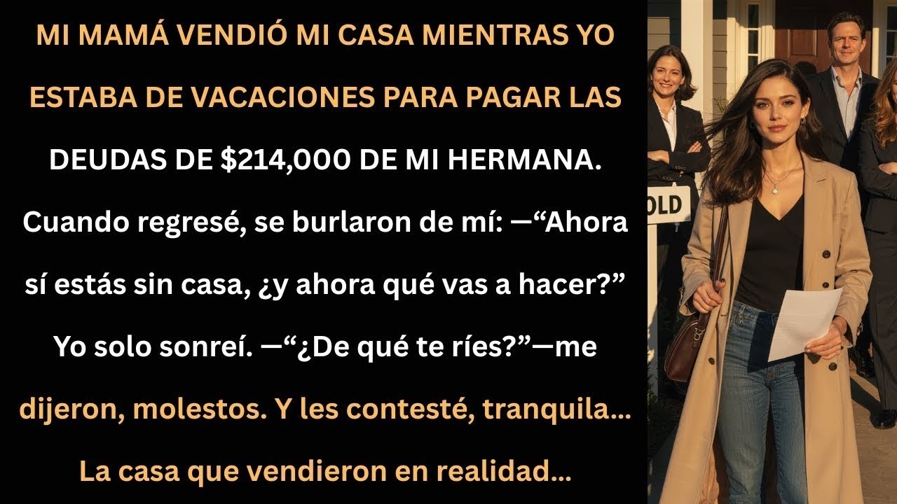 Mi mamá vendió mi casa… pero nunca imaginó lo que yo ya sabía...
