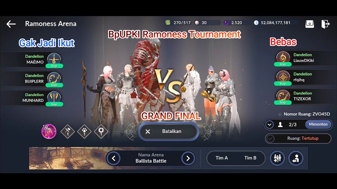 Grand Final BpUPKI Ramoness Tournament 