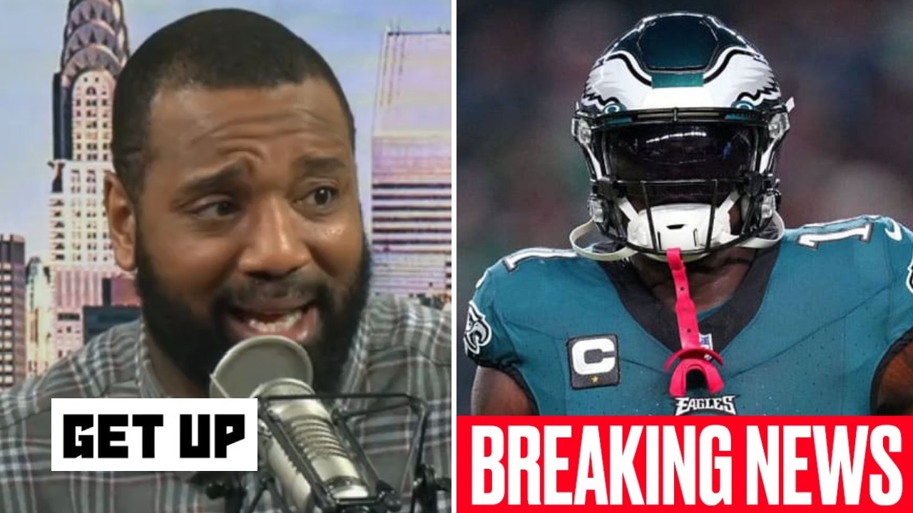 Chris Canty reacts to Howie Roseman admits chances of Eagles trading A.J. Brown are “not very high”