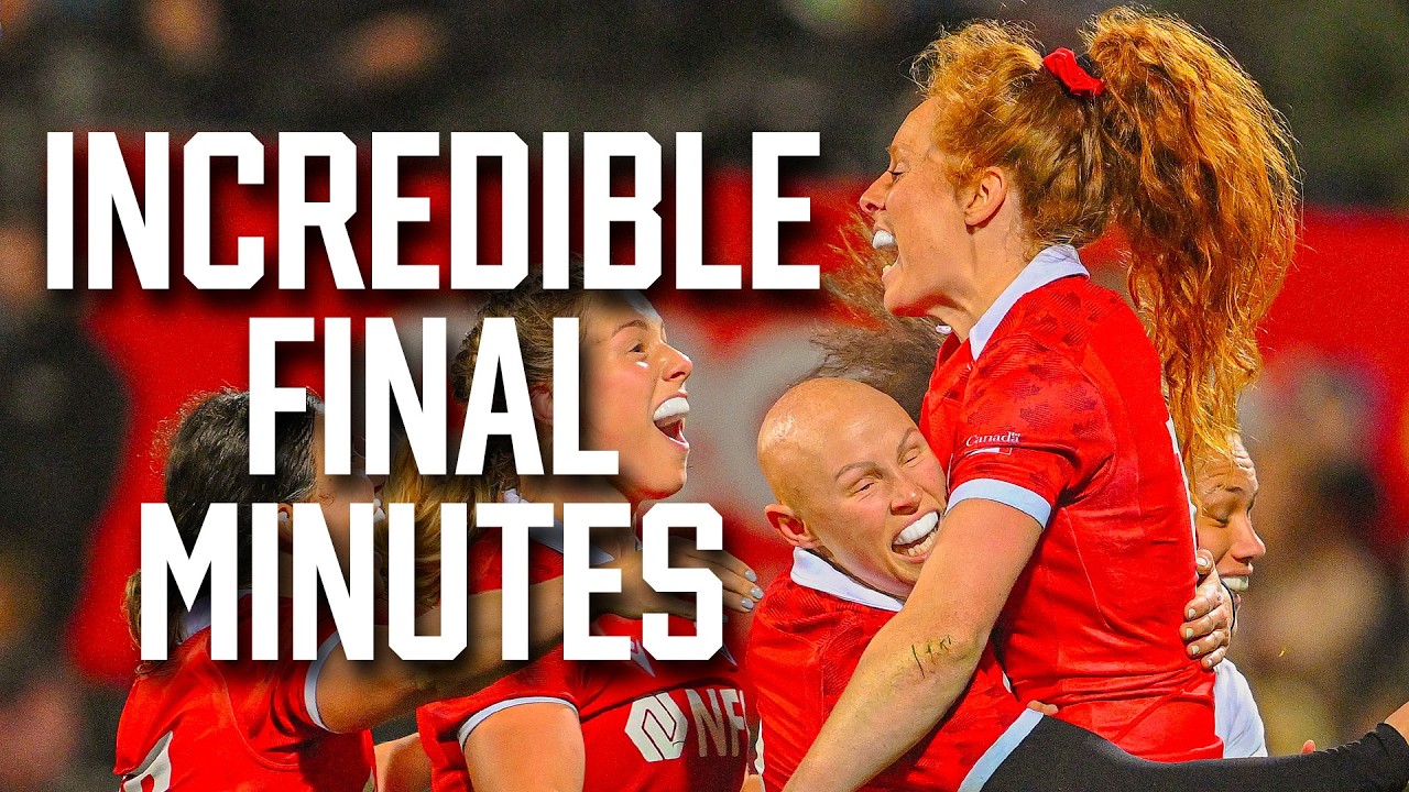 The MOST dramatic final 10 minutes 🤯 | New Zealand v Canada | Pacific Four Series