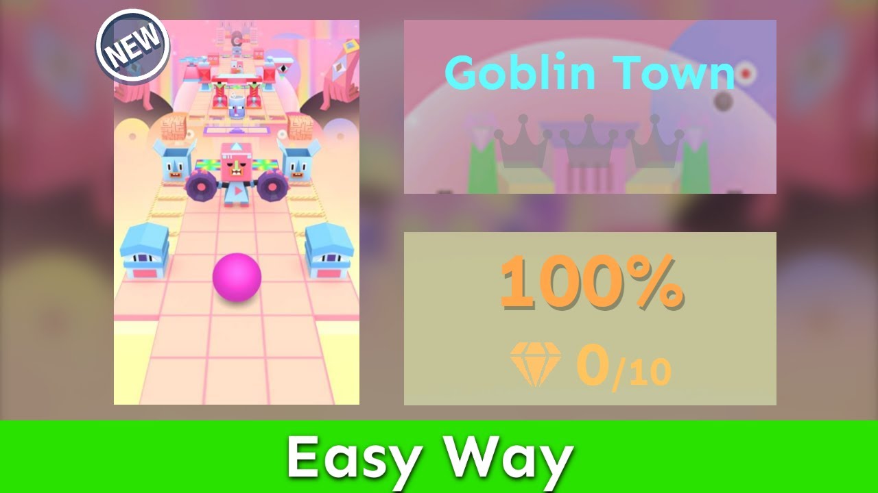 Goblin Town (Easy Way) | Rolling Sky