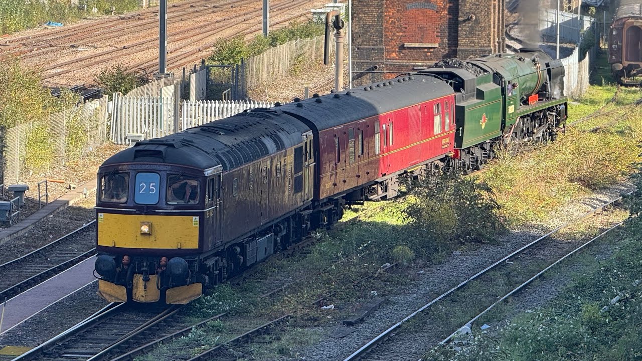 34028 “Eddystone” on a test run around London! | 24/10/25