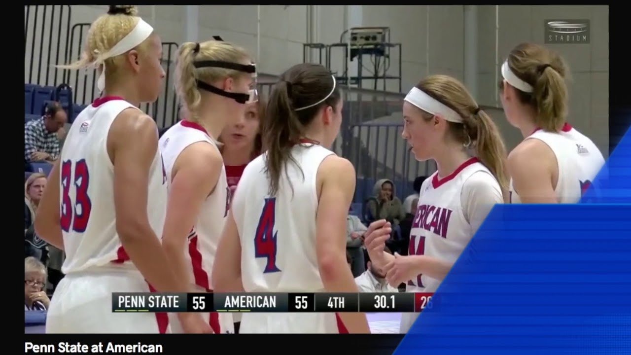 Guard Kate Bond American University WBB upsets Penn State