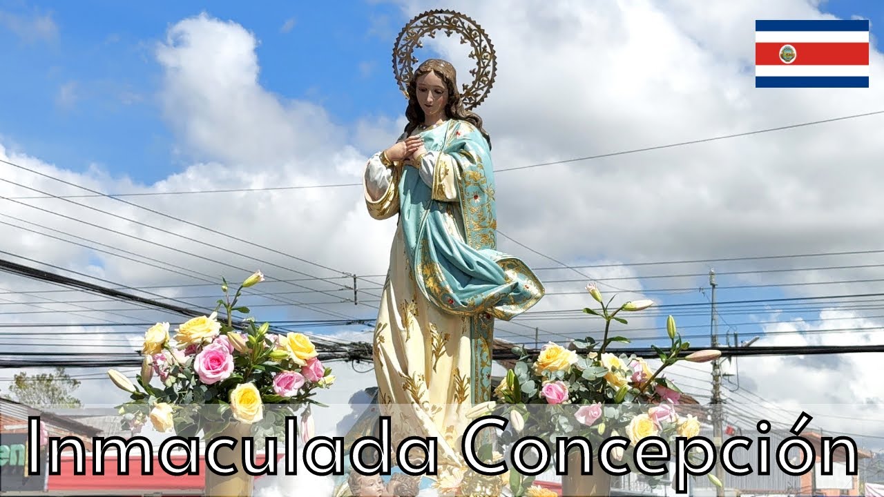 Procesión Inmaculada Concepción, 2025. #inmaculadaconcepción #costarica