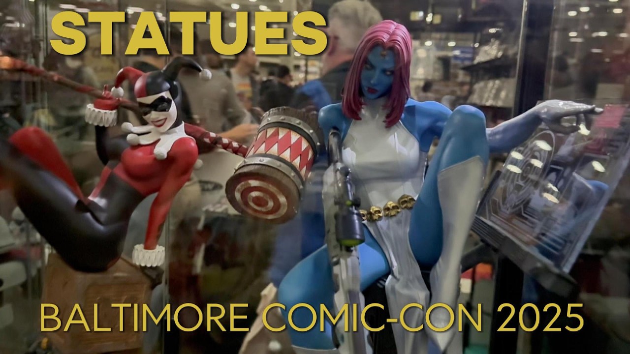 Statues at Baltimore Comic Con 2025