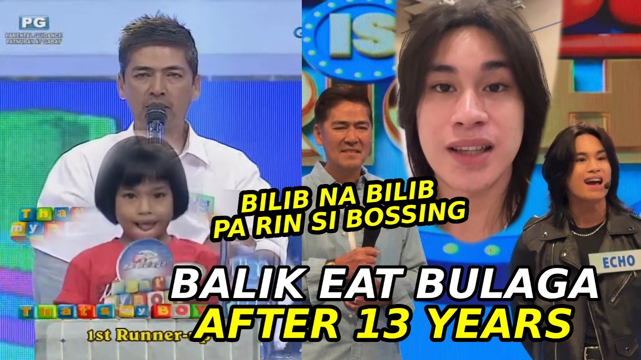 Bossing Vic Sotto BILIB Na BILIB Parin Kay Echo After 13 Years | Eat Bulaga TVJ TV5 Dabarkads | AC