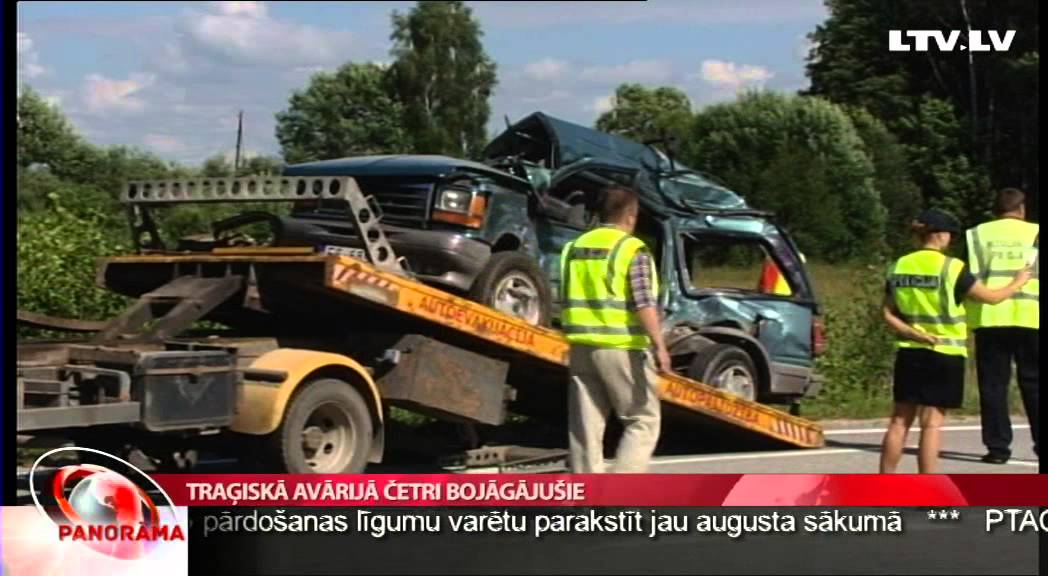 Traģiskā avārijā četri bojāgājušie