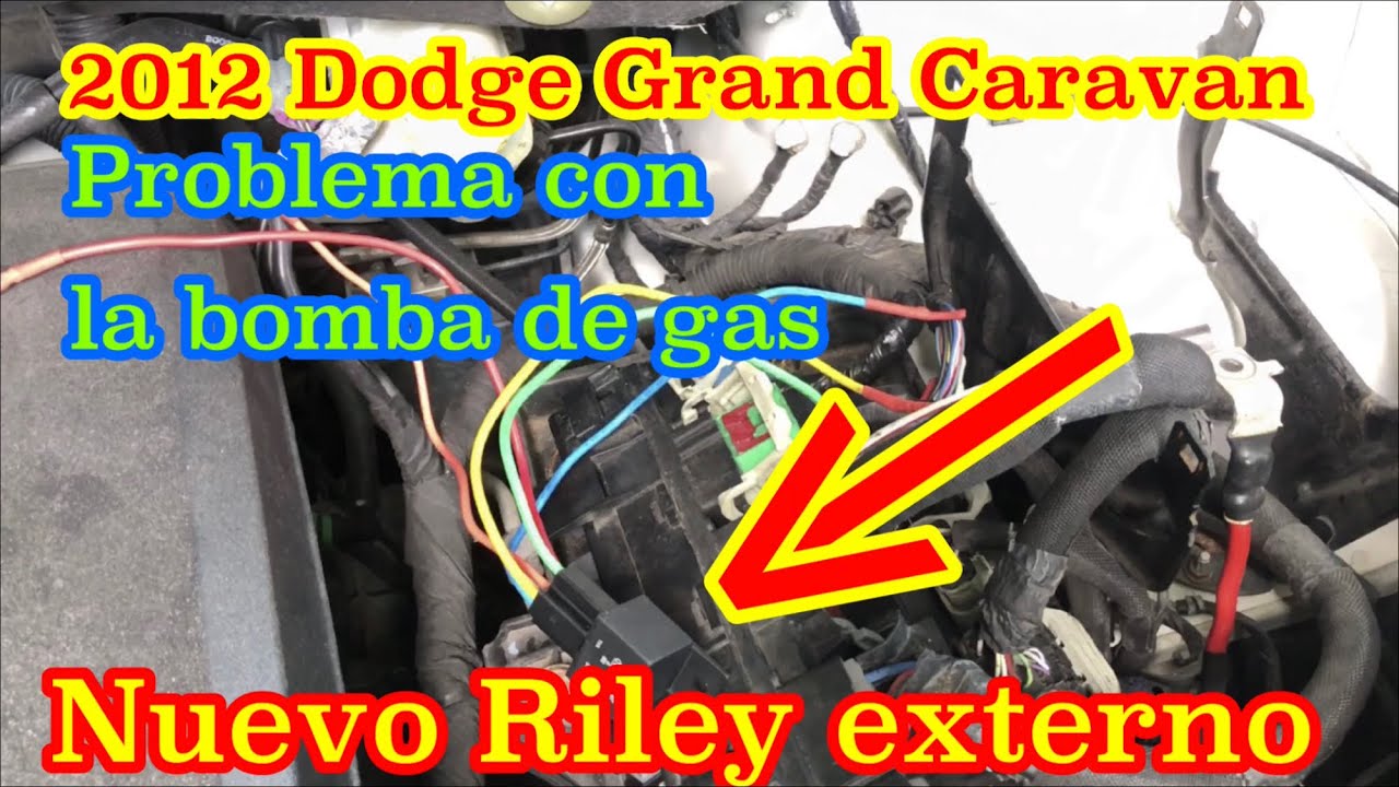 Problema con el Relay de la bomba de gas 2012 Dodge Grand Caravan