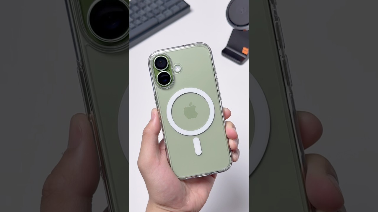 ASMR unboxing iPhone 17 + cases #phonecase #tech #apple #satisfying #spigen