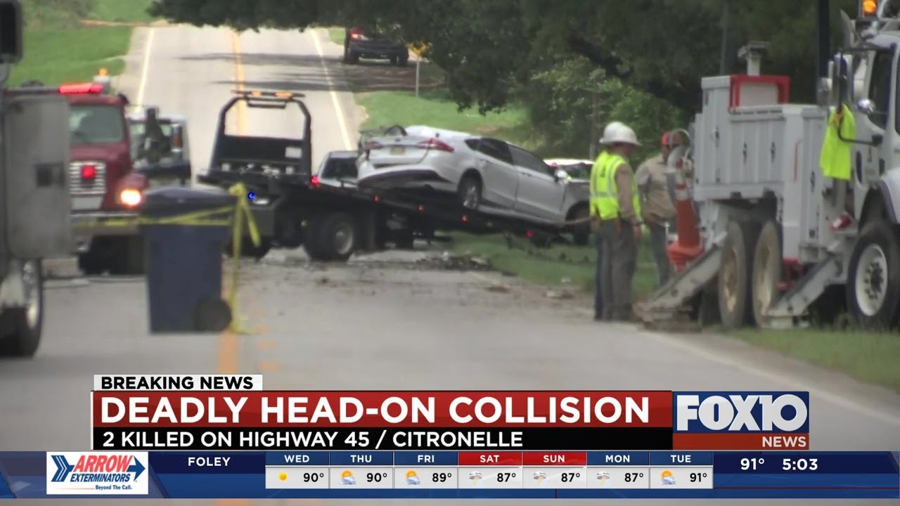 Two killed in Highway 45 crash in Citronelle