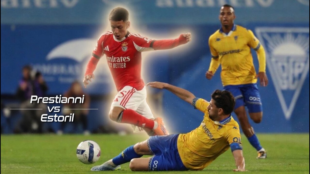 Gianluca Prestianni vs Estoril | Primeira Liga 2025/26 highlights