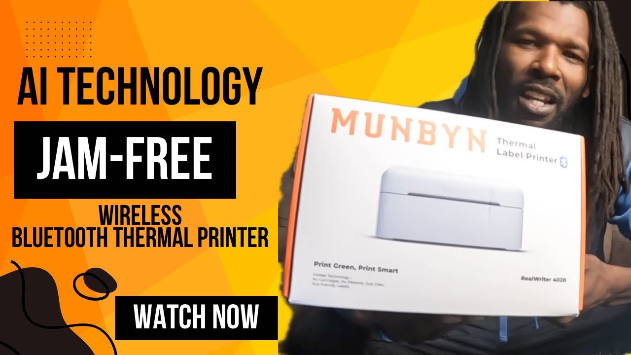 Finally a Jam Free Thermal Printer (Munbyn RealWriter Label Printer RW402B)