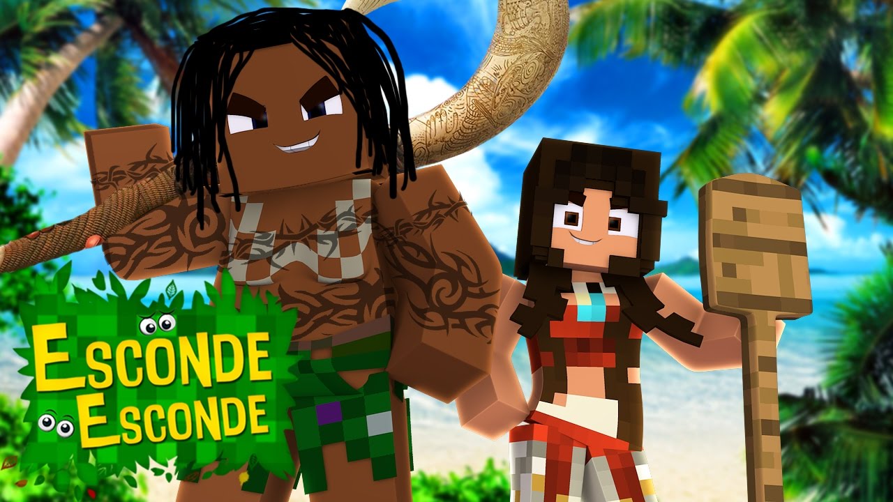 Minecraft: MOANA! (Esconde-Esconde)