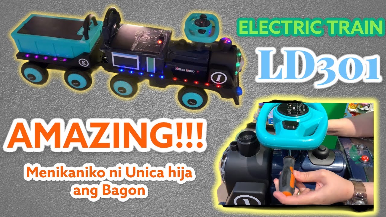 RIDE ON TRAIN ELECTRIC 12v LD301