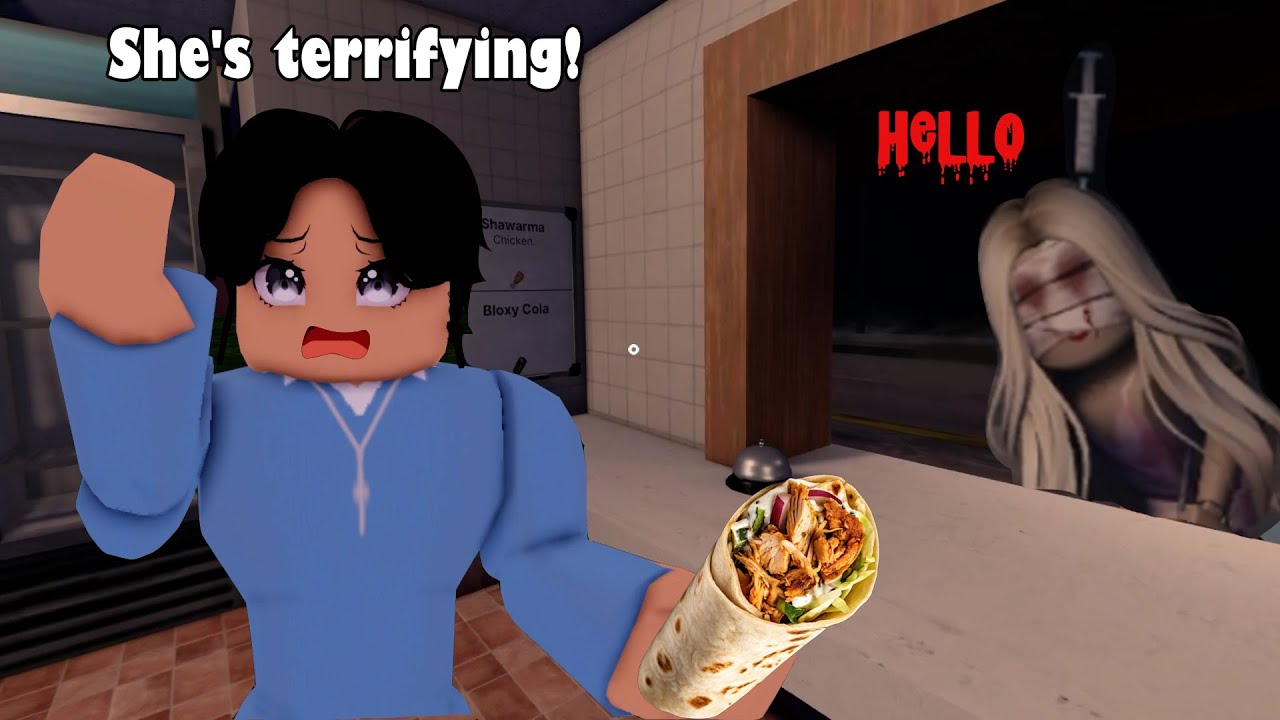 🥺 Ender&rsquo;s Scary Part-Time Job &ndash; Scary Shawarma Kiosk | Story Roblox