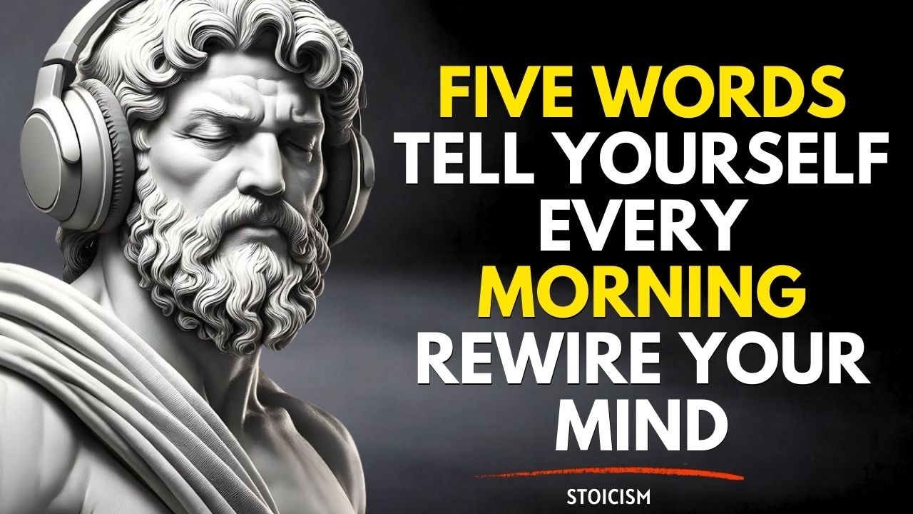 5 Powerful Words to Tell Yourself Every Morning – REWIRE YOUR MIND | STOICISM