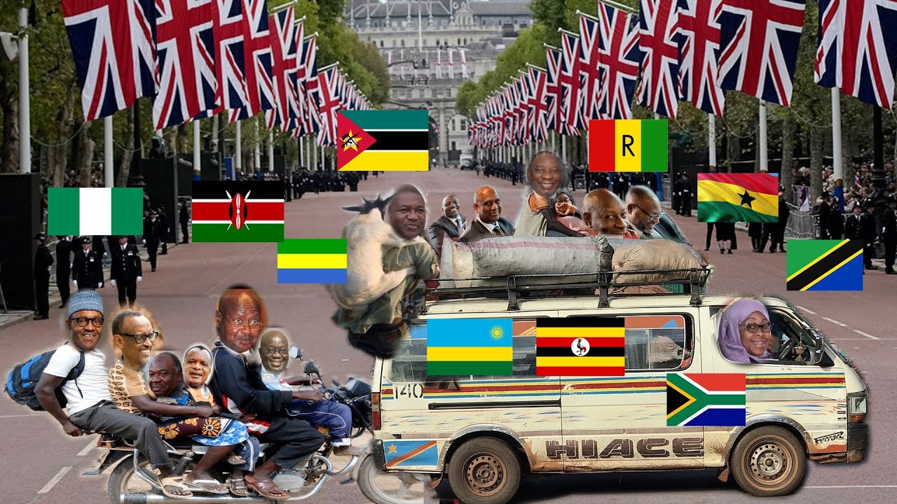 African Leaders Piled Onto Buses To Travel To Queen Elizabeth II's Funeral 