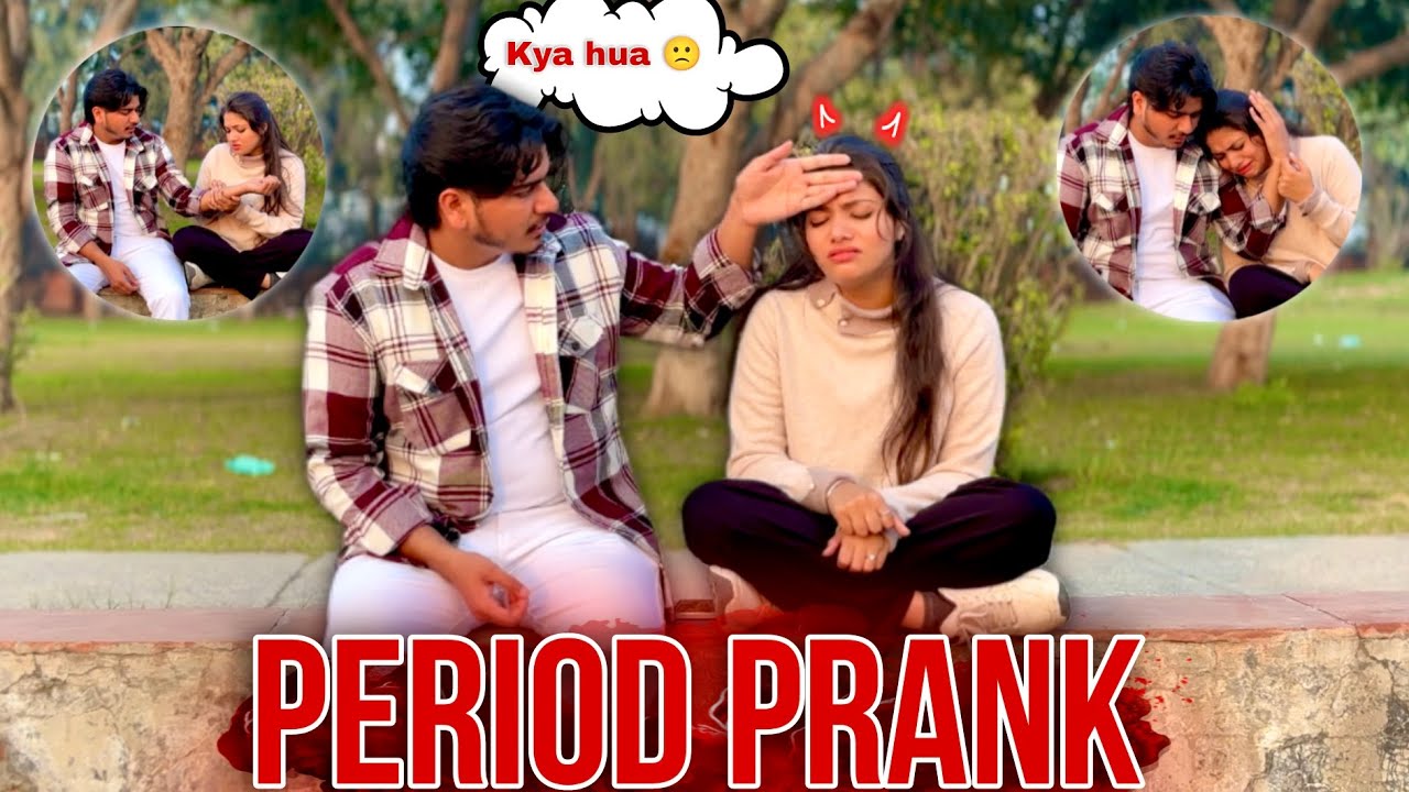 Periods prank on Boyfriend 🩸 || ये इसको क्या हो गया 🥺😣 || MD pranks