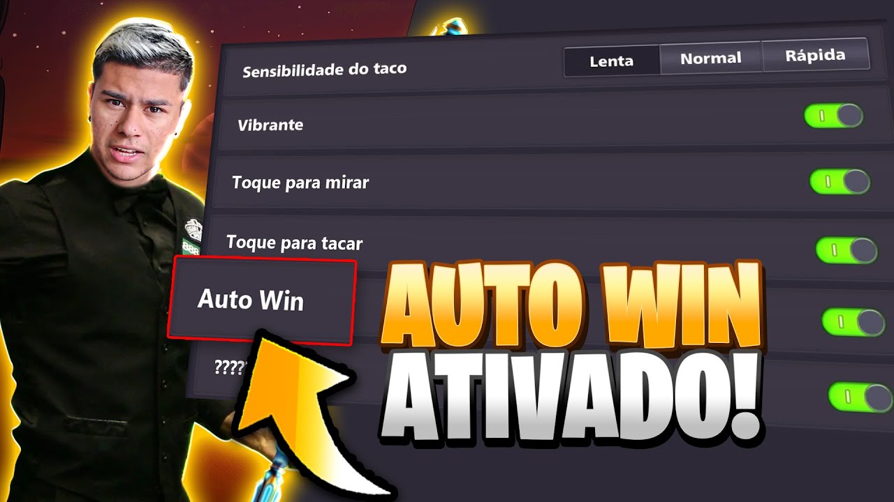 O SEGREDO É ESSE 😈 AS MELHORES CONFIGURAÇÕES DO 8 BALL POOL 2024