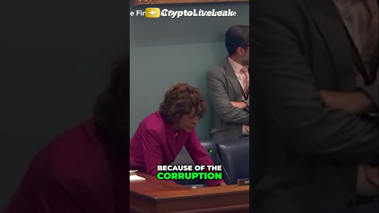 Maxine Waters WALKS OUT! Trump Crypto Scandal Erupts