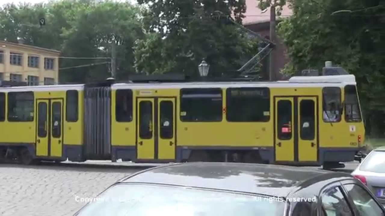 BVG Strassenbahn / Trams at Freiheit, Köpenick, Berlin, Germany