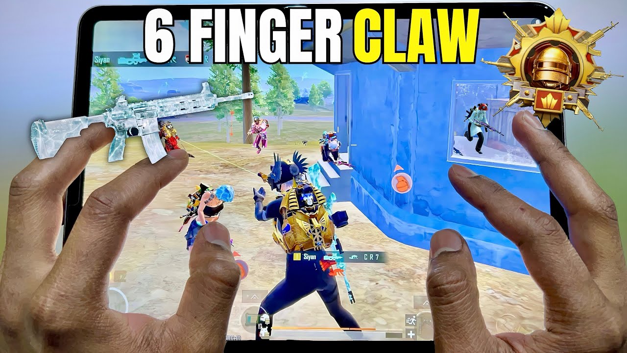 6 Finger Claw MASTER!🔥 iPad Gameplay Like a Pro | PUBG Mobile Handcam ~ Bgmi