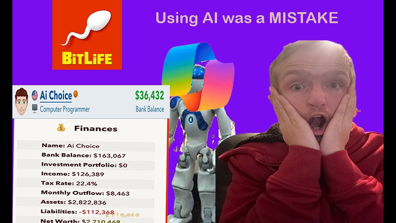 Я стал мультимиллионером в BitLife, используя искусственный интеллект! (Быстро)