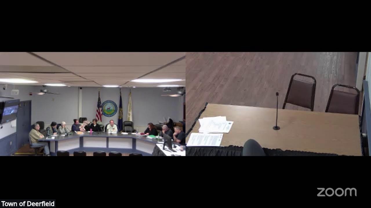 Town of Deerfield's MBC 02/10/2026