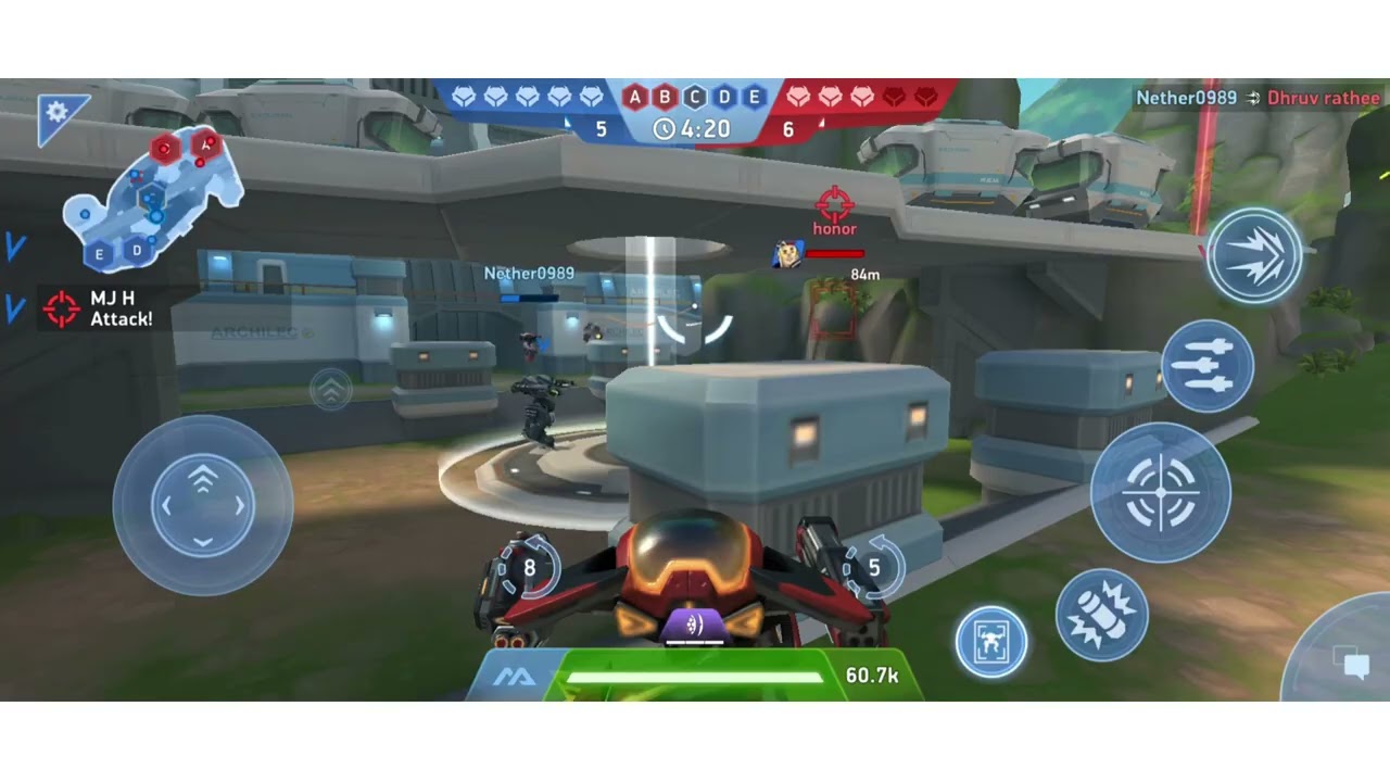 Killshot With Nade Launcher 10 And Missile Rack 8 Mech Arena