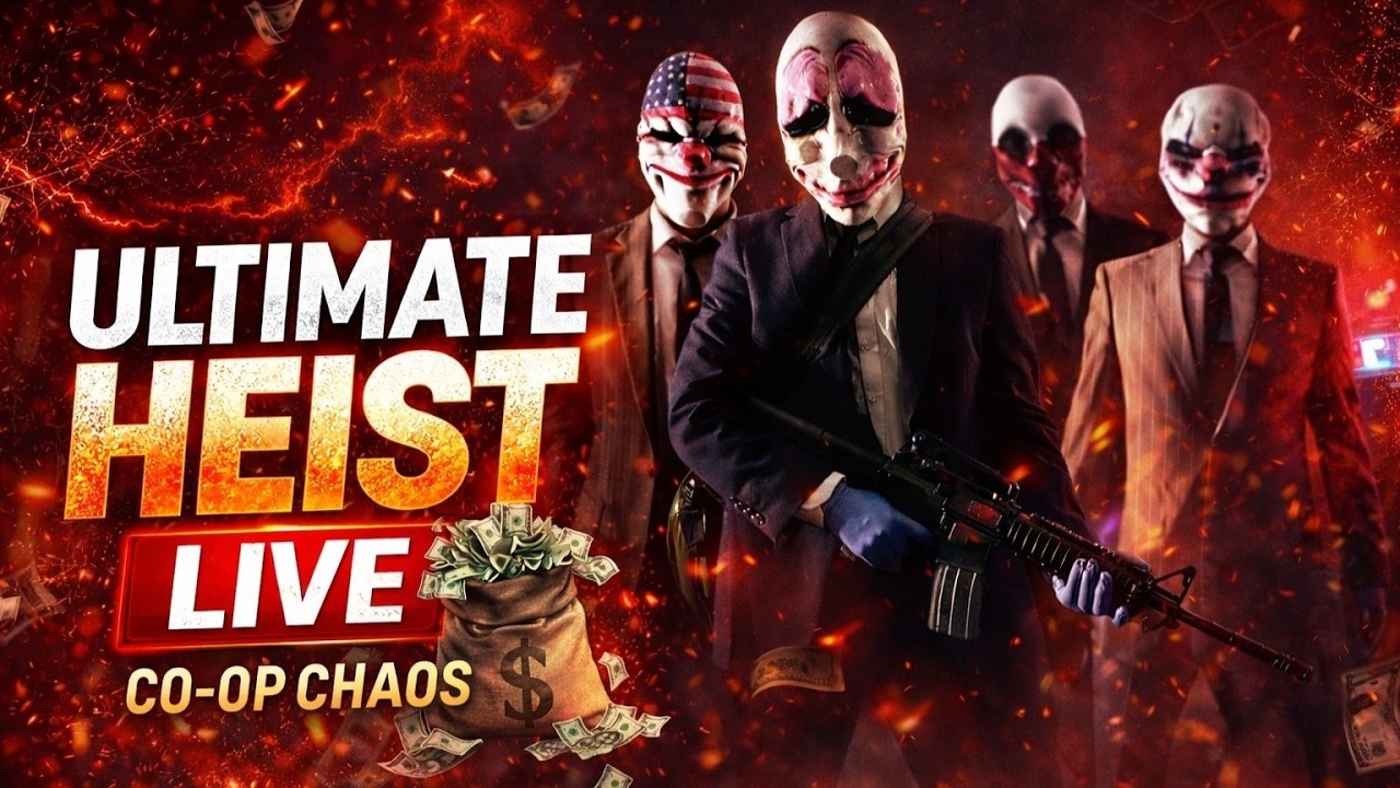 INSANE HEIST NIGHT 🔴 We Robbed Everything! | Payday The Heist LIVE