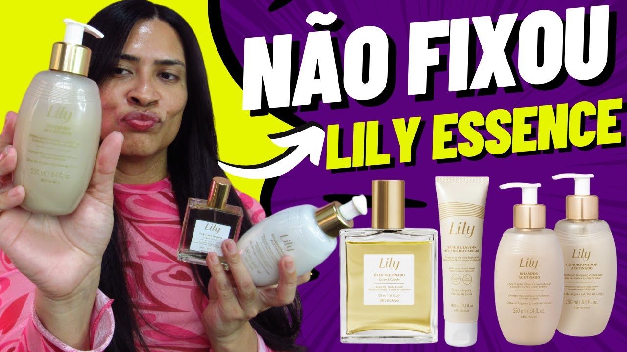 LILY CABELOS ACETINADOS O BOTICÁRIO - VALE O INVESTIMENTO? DENISON DIAMOND