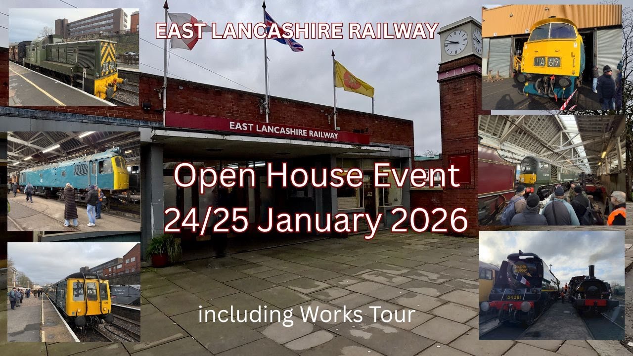 East Lancs Railway Open House Event 2026 - including tour of ELR Bury workshops