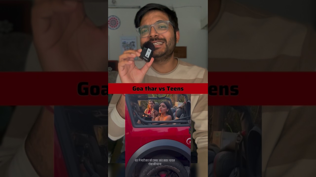 Last me papa hi yaad ate hai| Shaurya goyal Thar accident in Goa case #trending #goa #thar