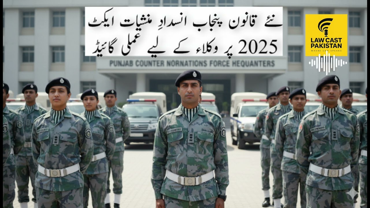 Punjab Control of Narcotic Substances Act 2025&mdash; a major development in criminal law in Pakistan.