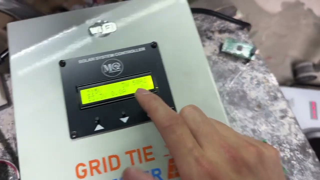 Test hoà lưới bám tải 24v 36v 48v với bếp hồng ngoại