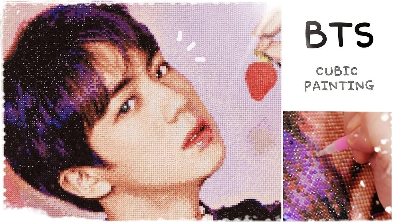 방탄소년단 큐빅 페인팅 DIY BTS Cubic painting JIN