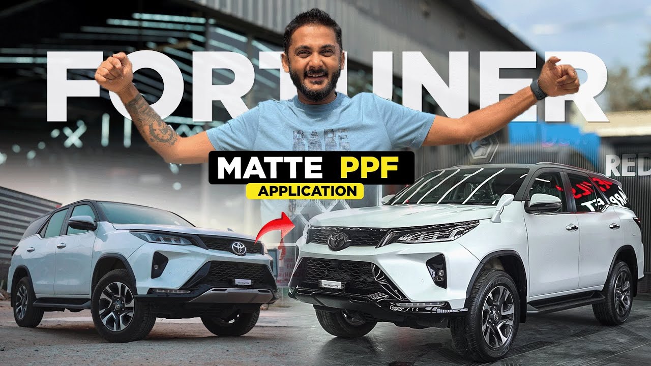 Giving Matte White Look To This New Toyota Fortuner Legender | ETU Studio