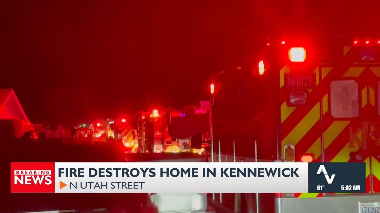 Early morning fire destroys home in Kennewick Wednesday
