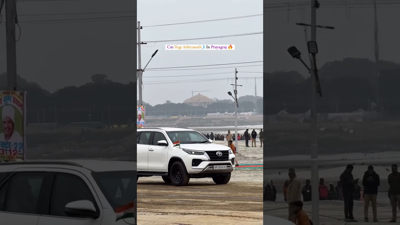 Cm yogi Adityanath ji entry in prayagraj 🔥😍/mahakumbh mela status 